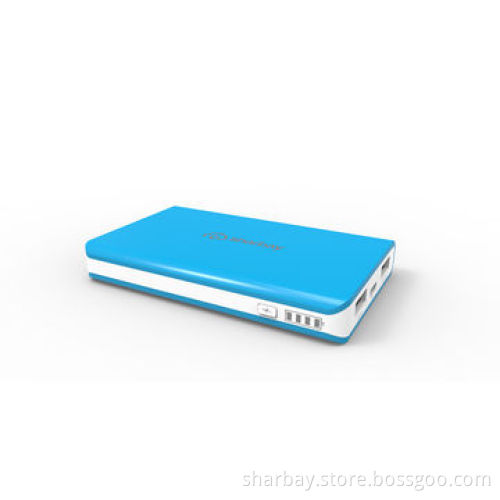 6,000mAh power banks for phones & tablet PC, with double USB ports & lithium polymer battery